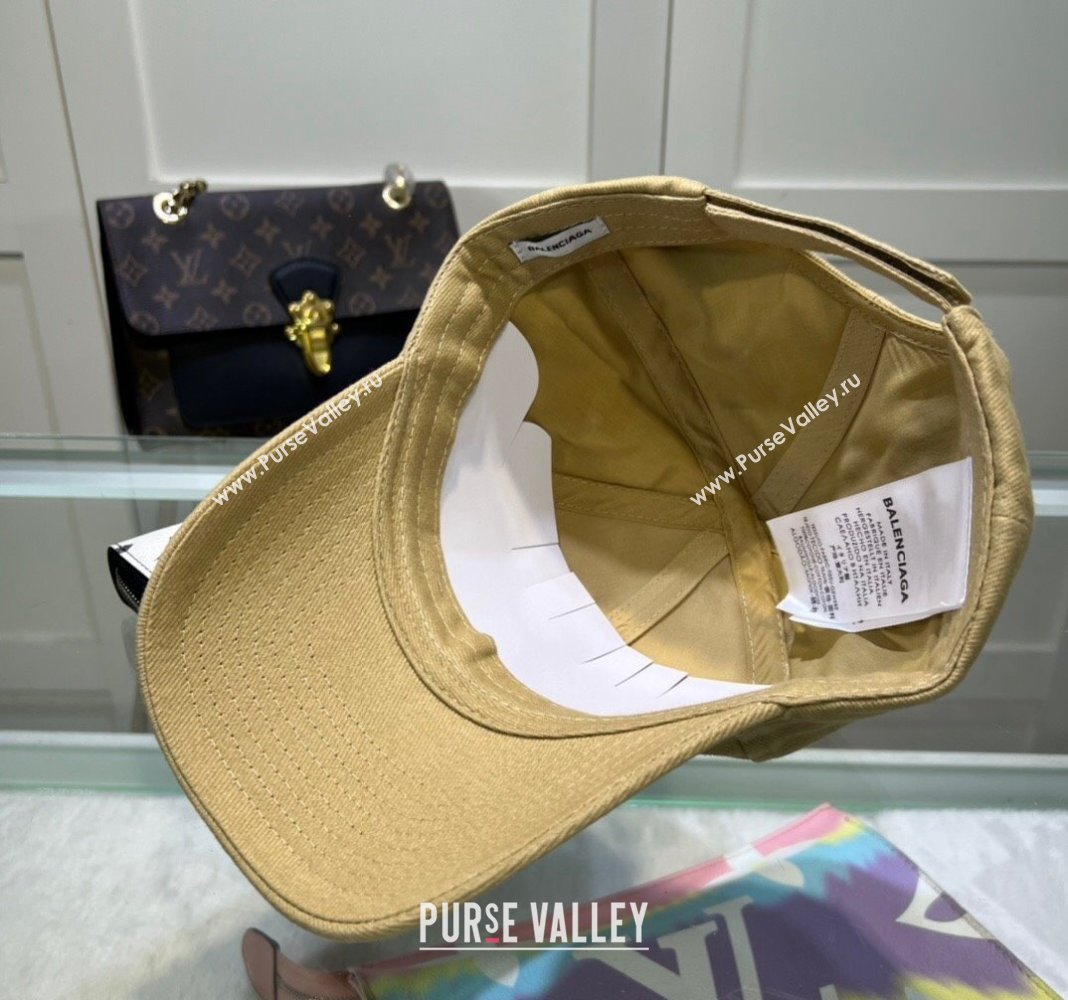 Balenciaga Baseball Hat Beige 2024 040301 (A-240403065)