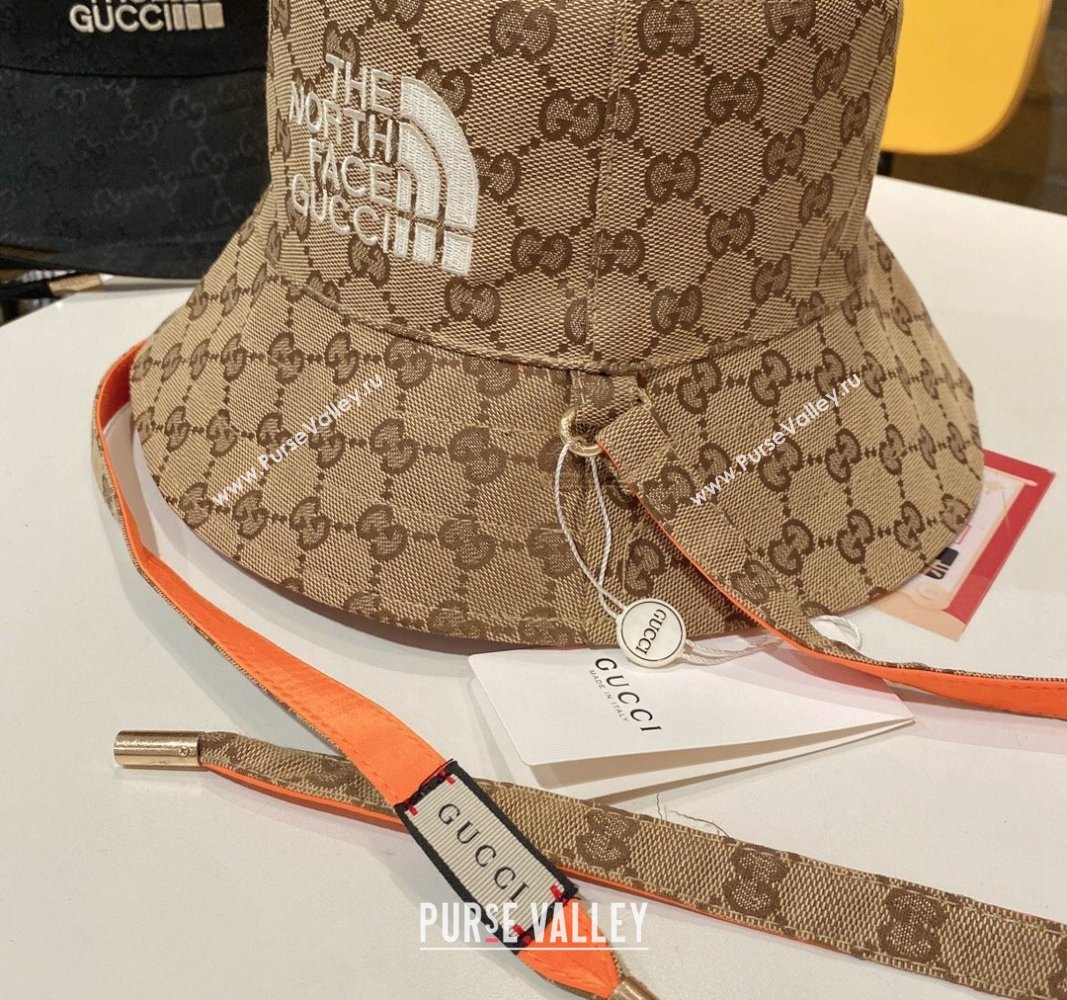 The North Face x Gucci Baseball Hat Beige/Orange 2024 0403 (A-240403077)