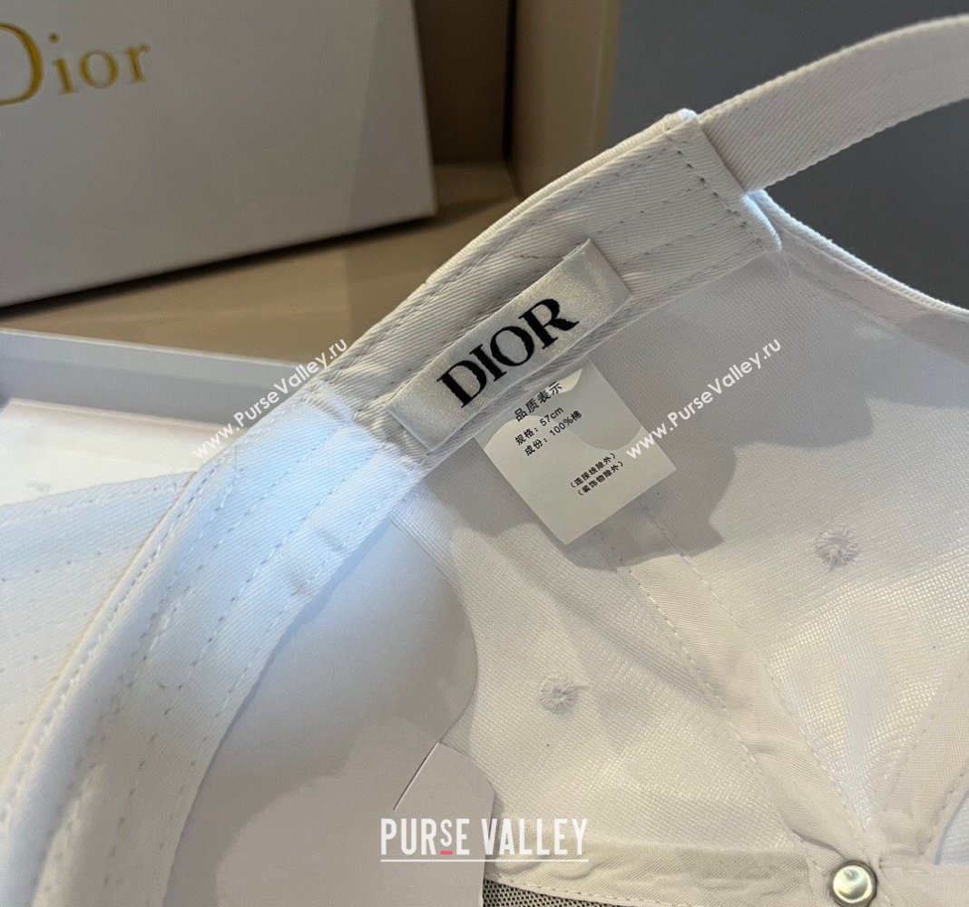 Dior Baseball Hat White 2024 040303 (XMN-240403150)