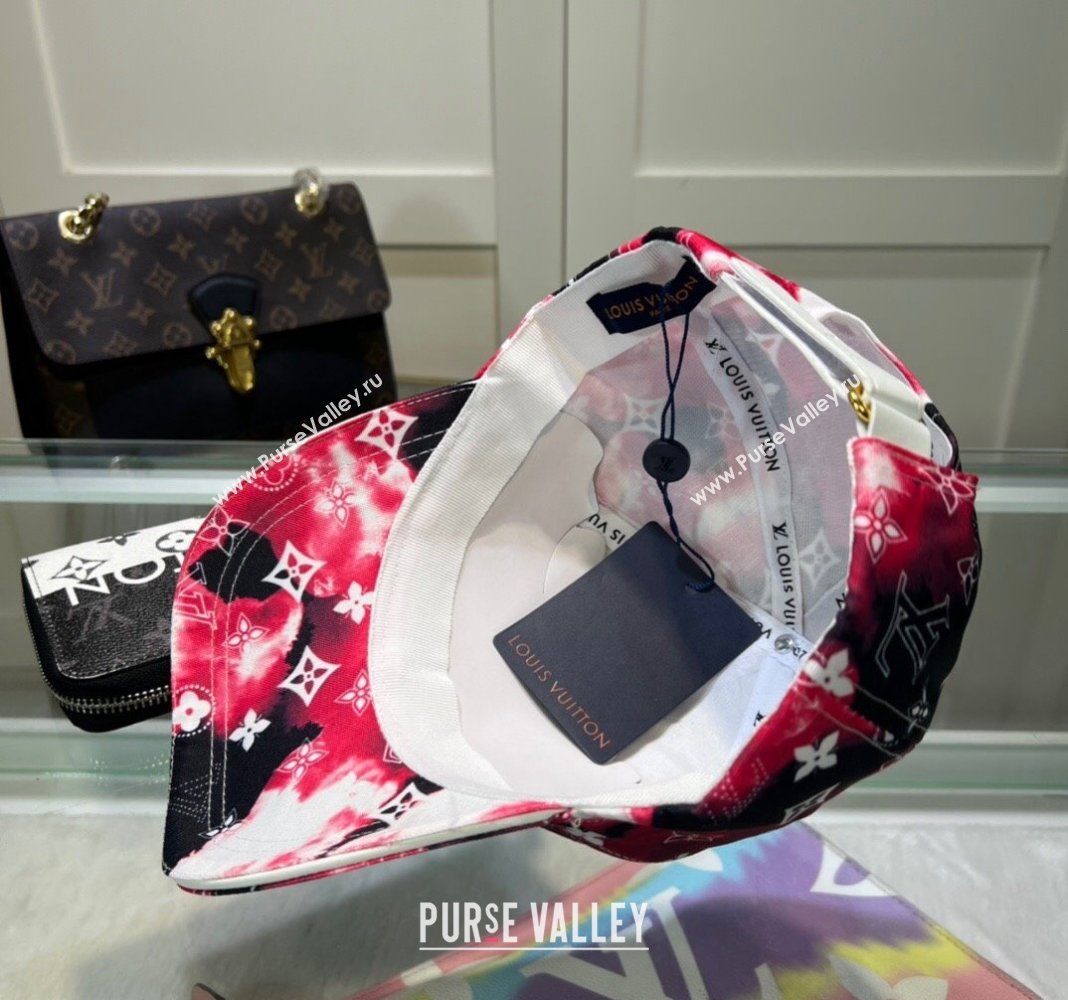 Louis Vuitton Printed Baseball hat Red 2024 0514 (MAO-240514054)