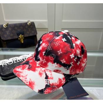 Louis Vuitton Printed Baseball hat Red 2024 0514 (MAO-240514054)