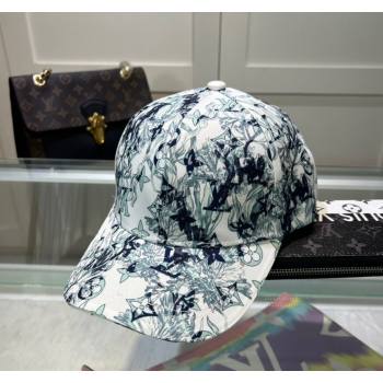 Louis Vuitton Printed Baseball hat Green 2024 0514 (MAO-240514056)