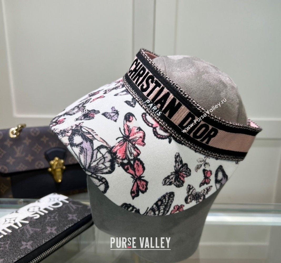 Dior Butterfly Visor hat Pink 2024 0513 (A-240514074)