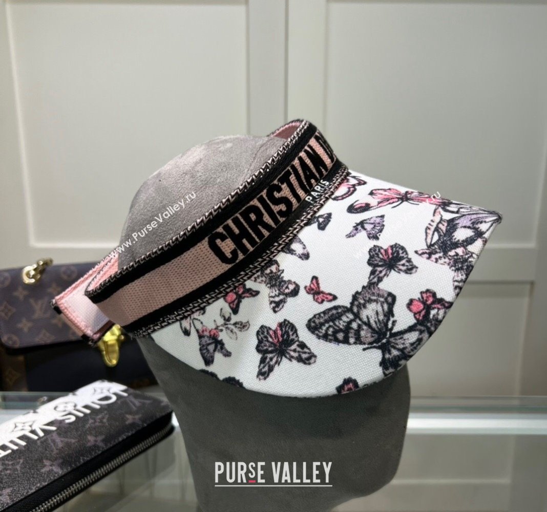 Dior Butterfly Visor hat Pink 2024 0513 (A-240514074)
