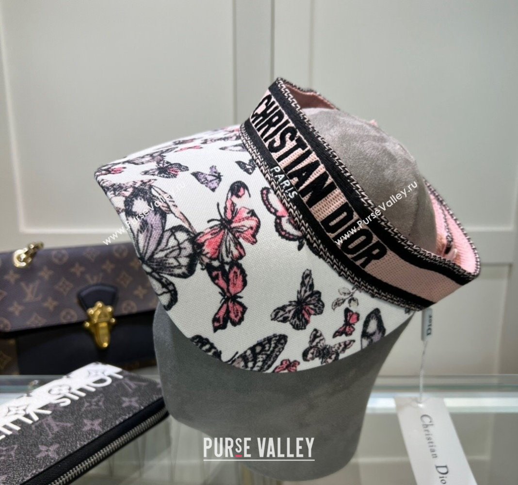Dior Butterfly Visor hat Pink 2024 0513 (A-240514074)