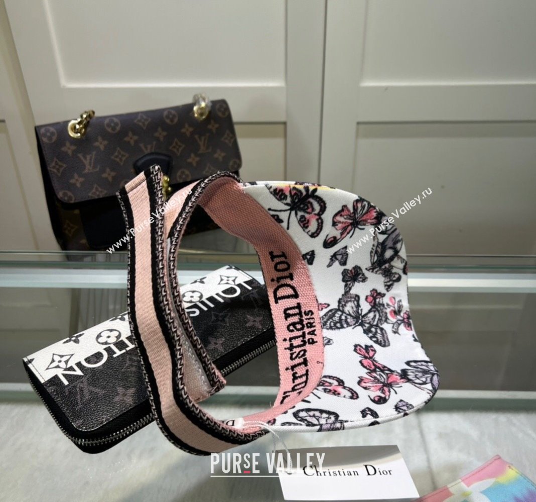 Dior Butterfly Visor hat Pink 2024 0513 (A-240514074)