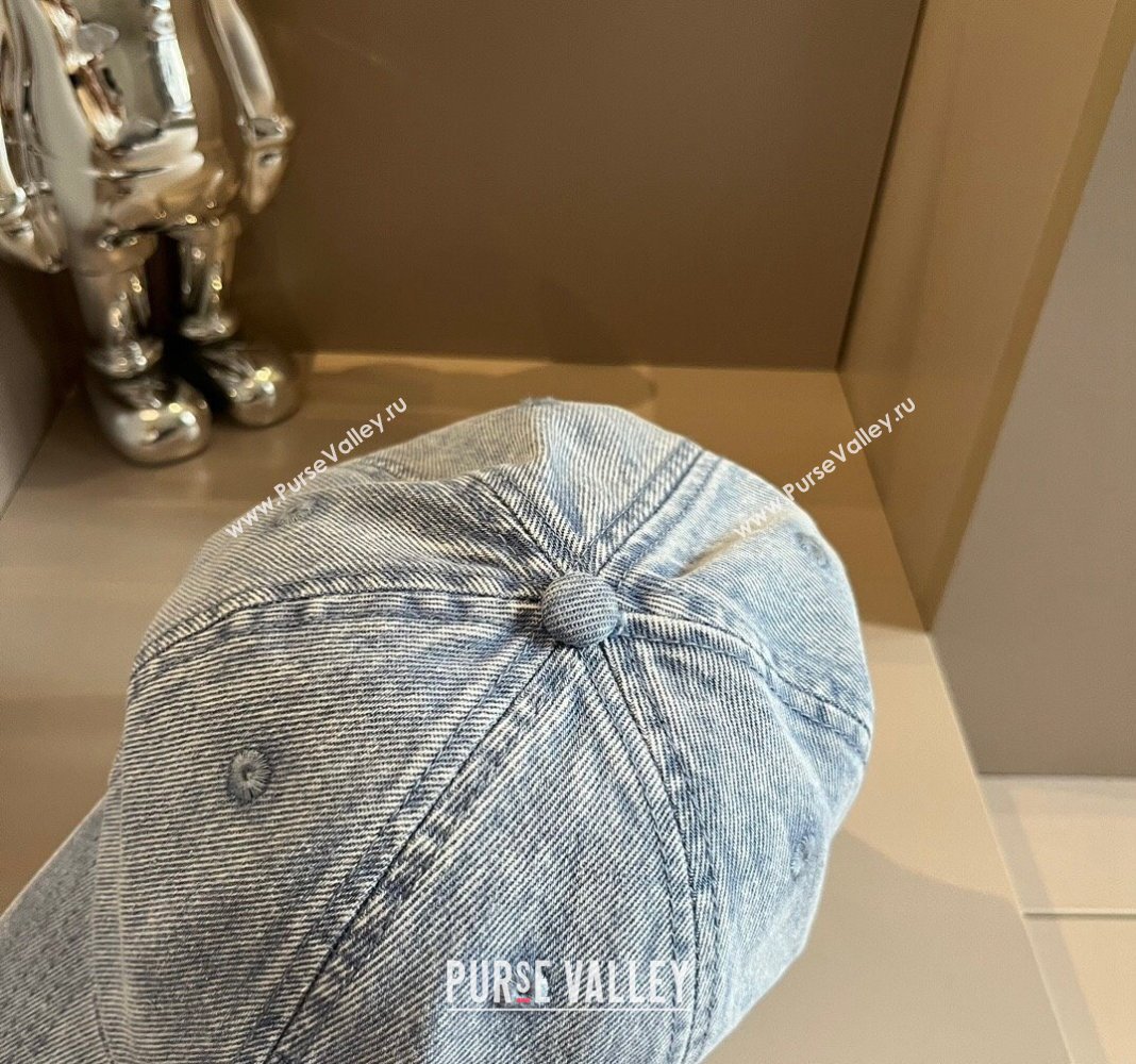 Celine Denim Baseball hat Blue 2024 051302 (XMN-240514106)