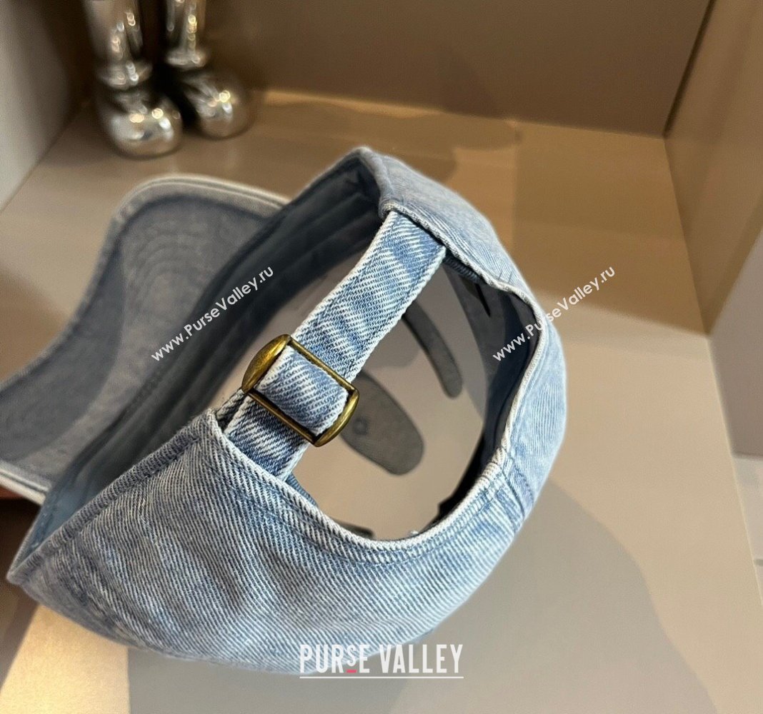 Celine Denim Baseball hat Blue 2024 051302 (XMN-240514106)