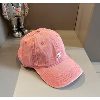 Celine Denim Baseball hat Pink 2024 051302 (XMN-240514107)