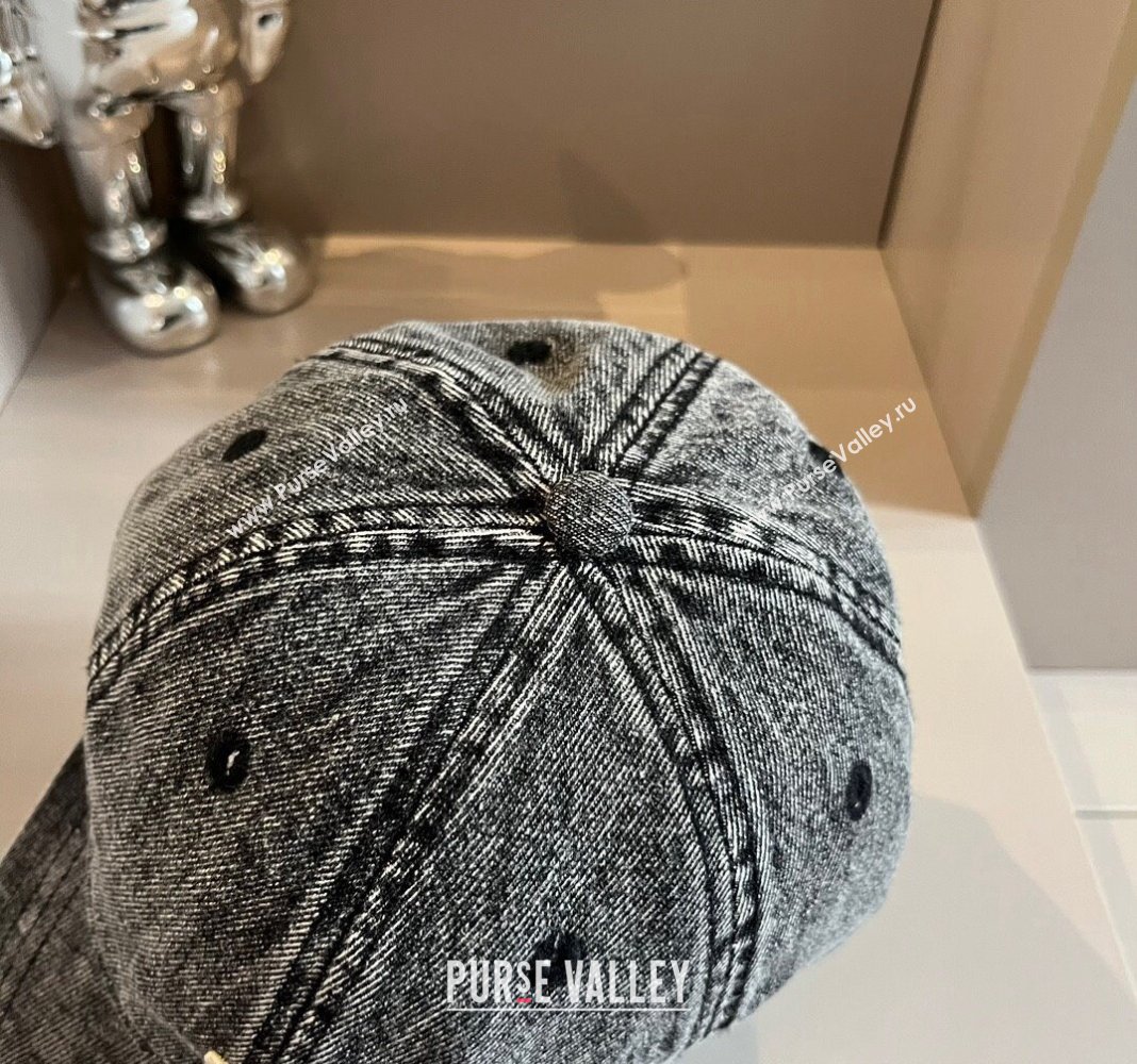 Celine Denim Baseball hat Black 2024 051302 (XMN-240514108)