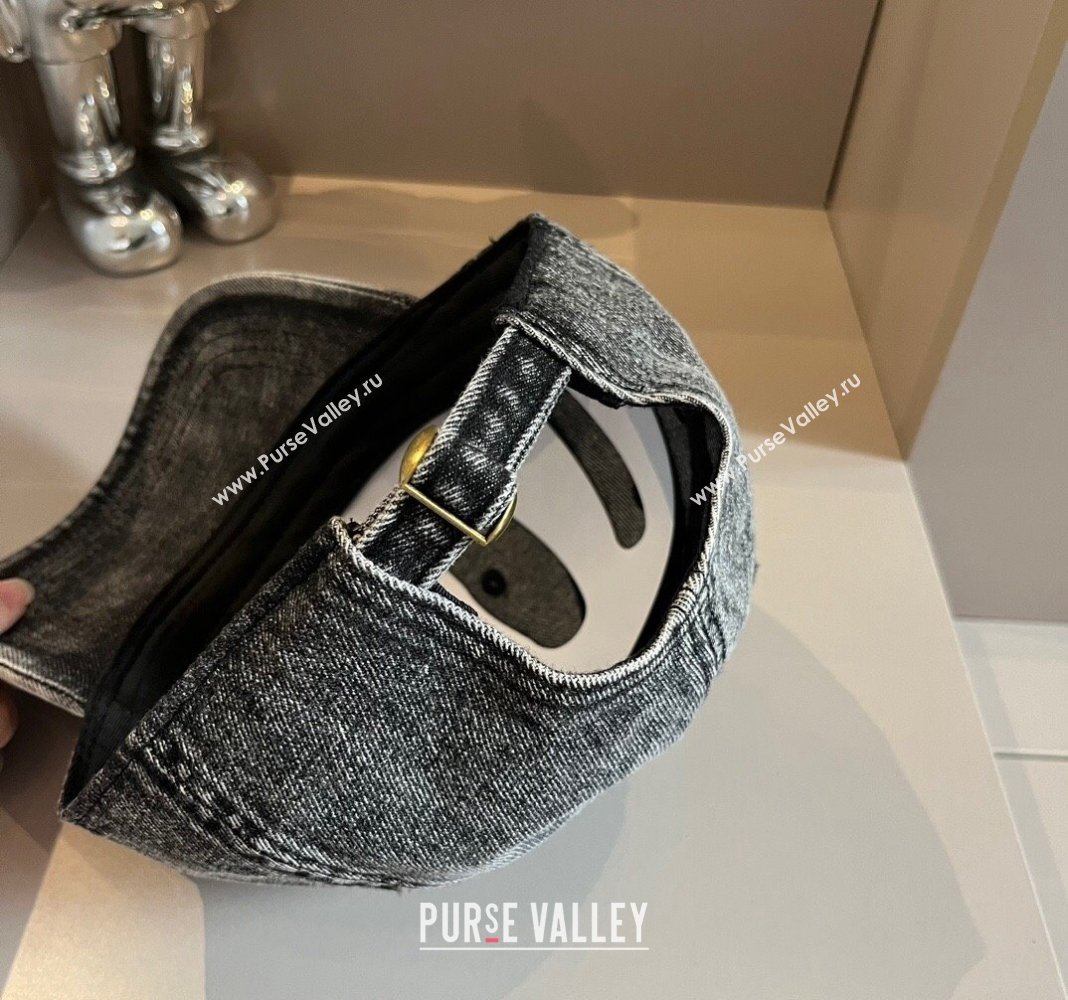 Celine Denim Baseball hat Black 2024 051302 (XMN-240514108)