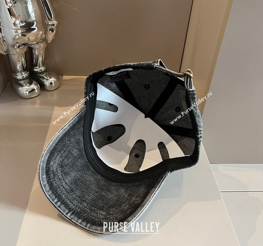 Celine Denim Baseball hat Black 2024 051302 (XMN-240514108)
