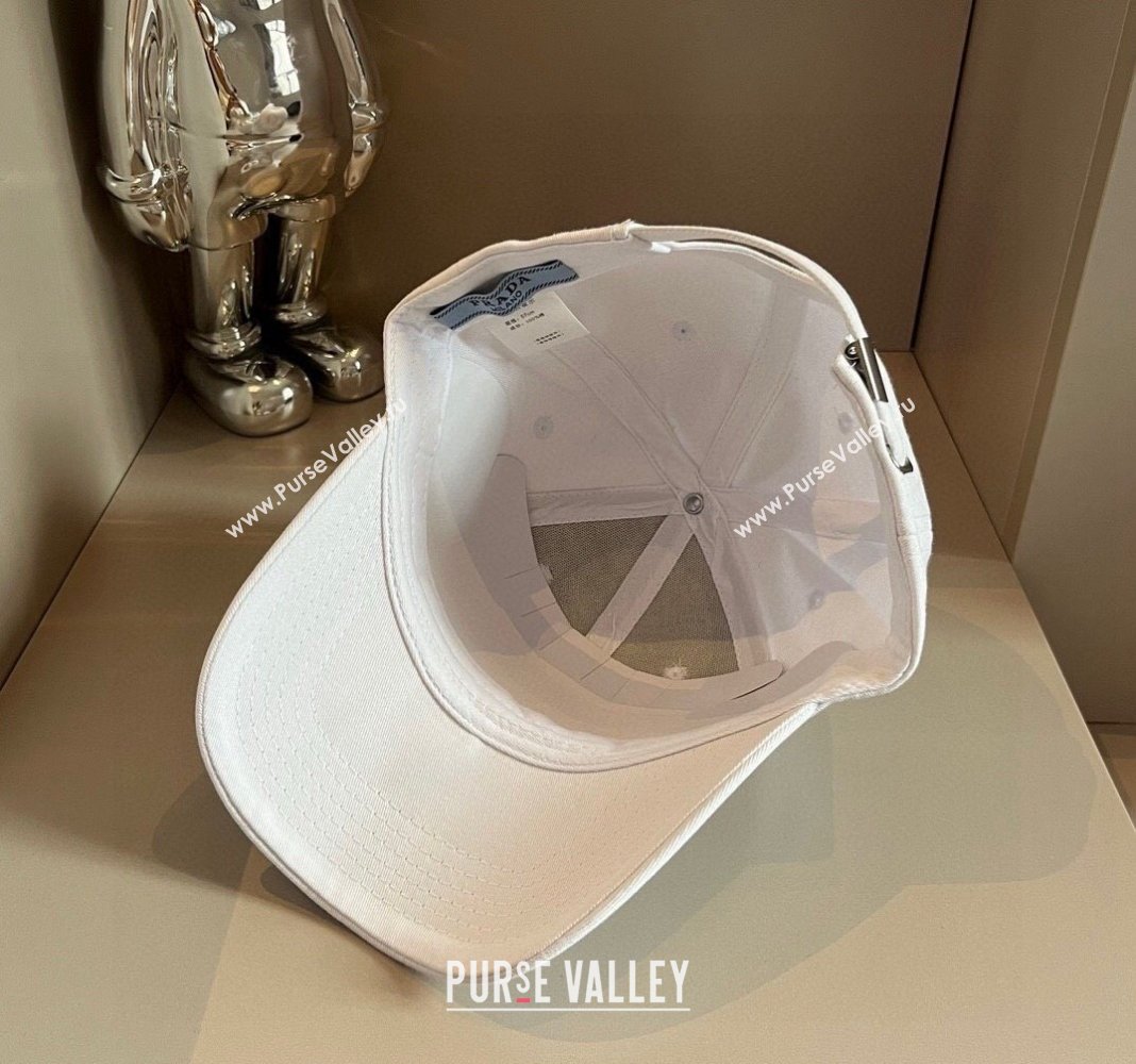 Prada Canvas Baseball hat White 2024 0514 (XMN-240514115)