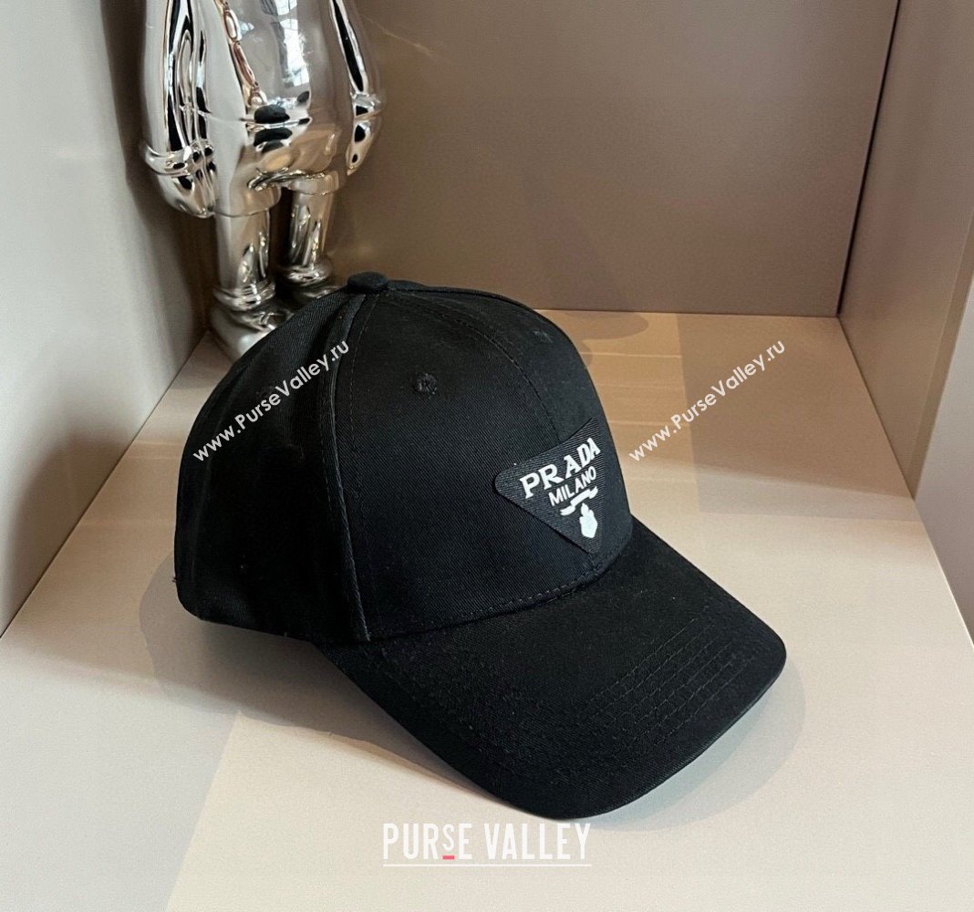 Prada Canvas Baseball hat Black 2024 0514 (XMN-240514116)