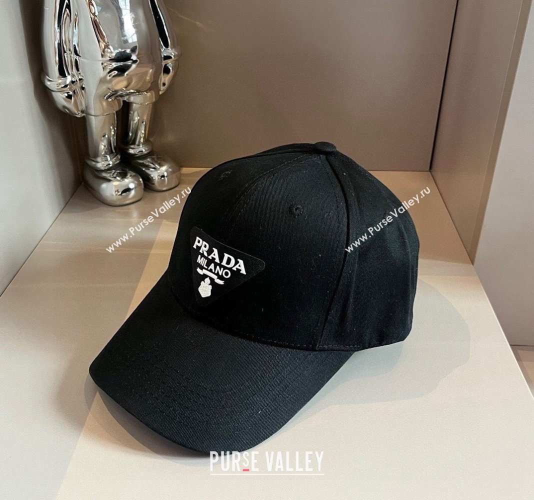 Prada Canvas Baseball hat Black 2024 0514 (XMN-240514116)