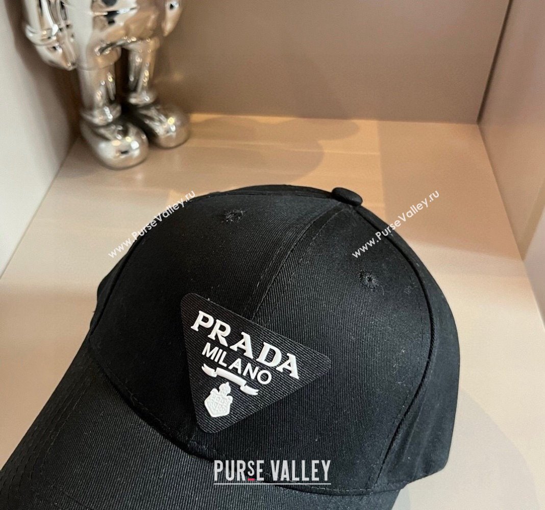 Prada Canvas Baseball hat Black 2024 0514 (XMN-240514116)