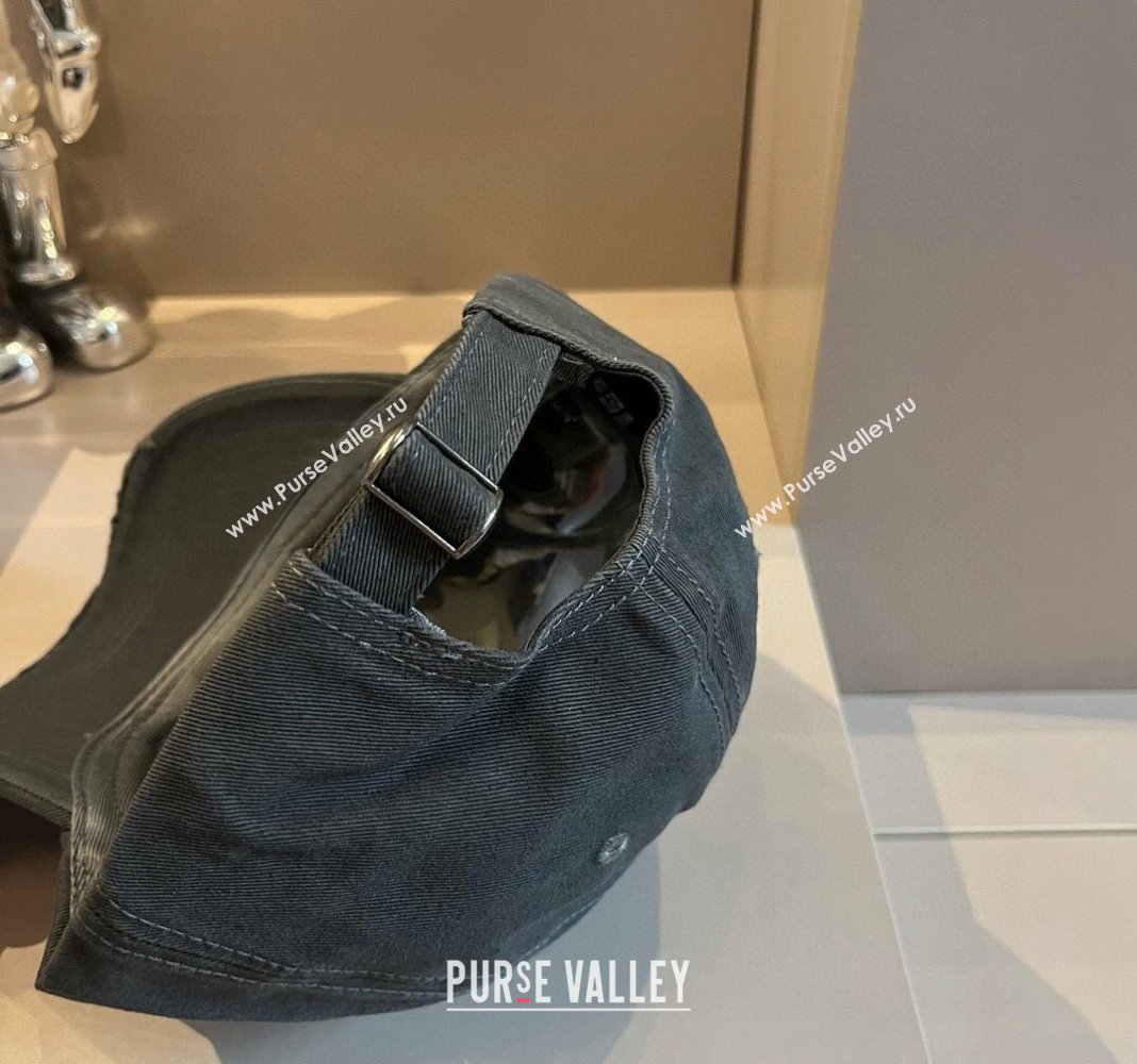 Celine Canvas Baseball hat Grey 2024 0514 (XMN-240514117)