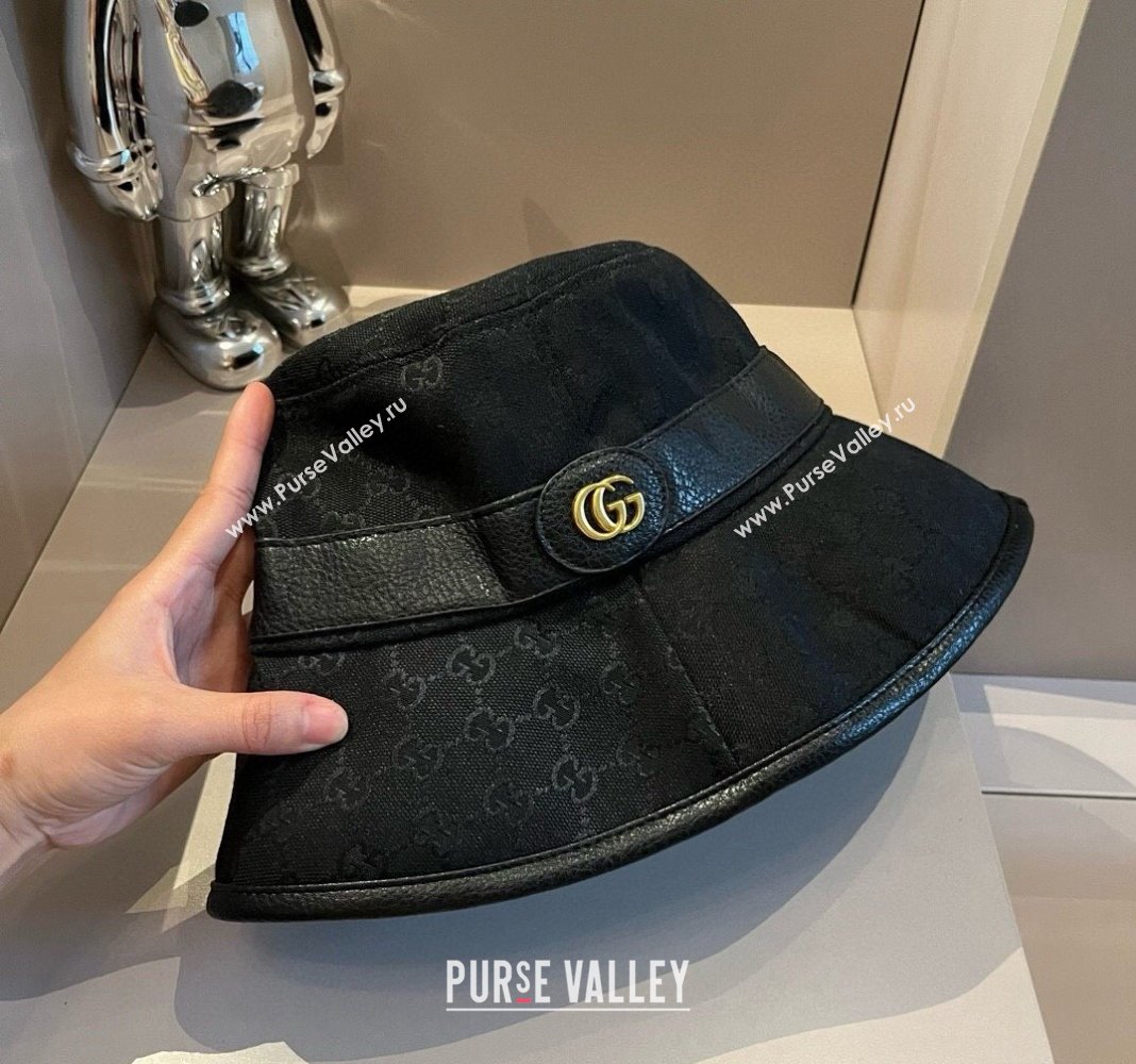 Gucci GG Canvas Bucket hat Black 2024 061905 (XMN-240619035)