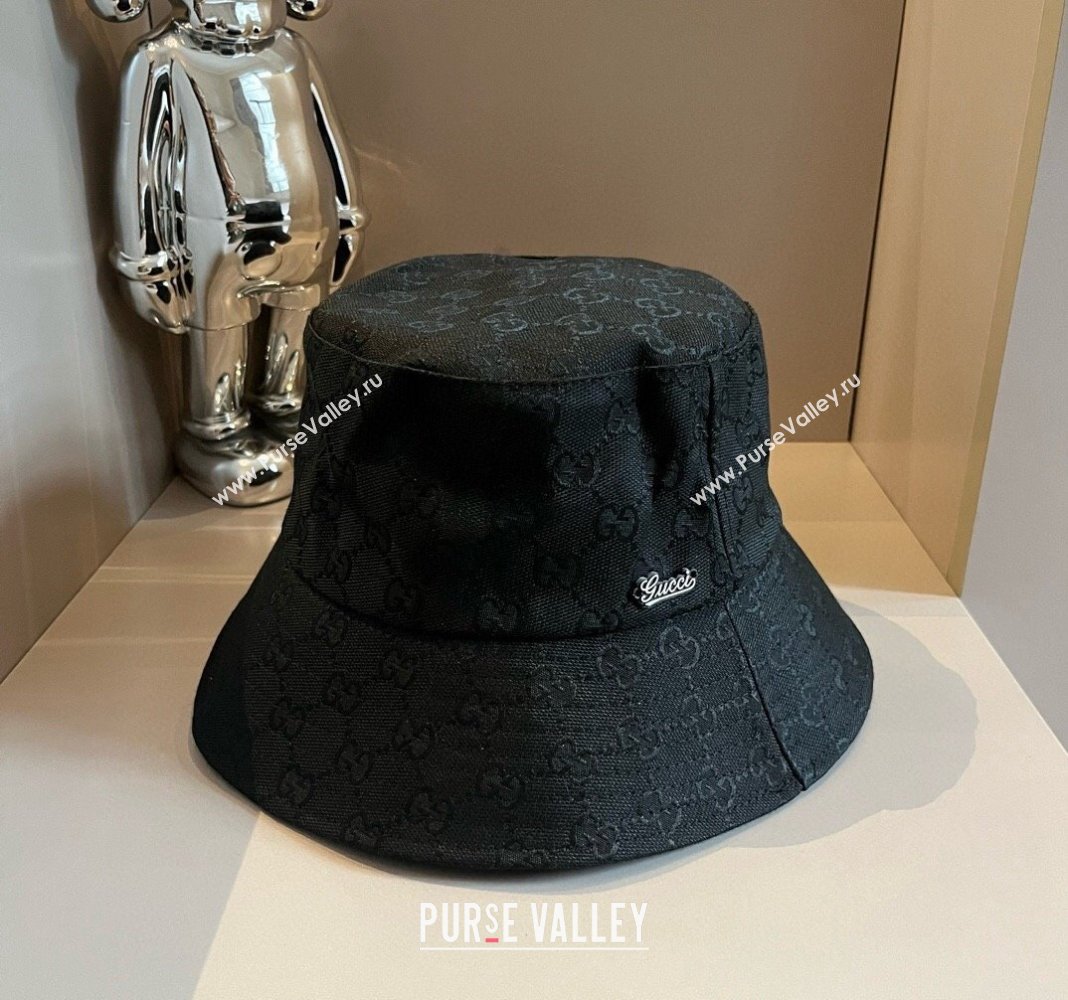 Gucci GG Canvas Bucket hat Black 2024 061907 (XMN-240619037)