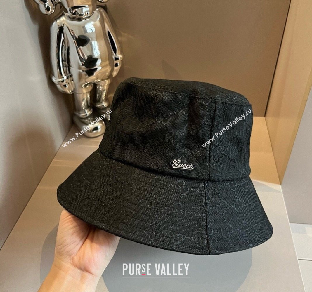 Gucci GG Canvas Bucket hat Black 2024 061907 (XMN-240619037)