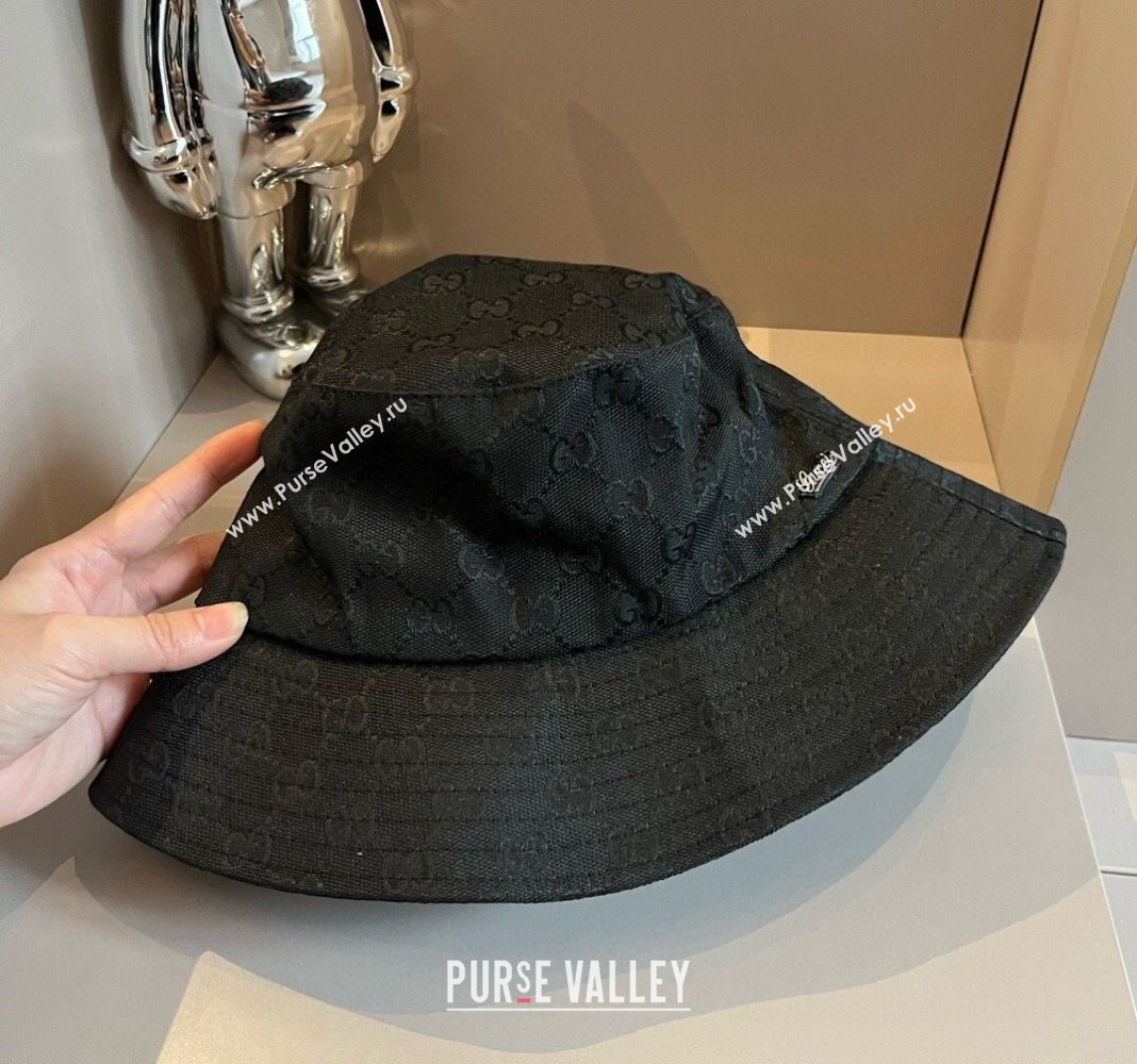 Gucci GG Canvas Bucket hat Black 2024 061907 (XMN-240619037)