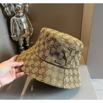 Gucci GG Canvas Bucket hat Apricot 2024 061907 (XMN-240619038)