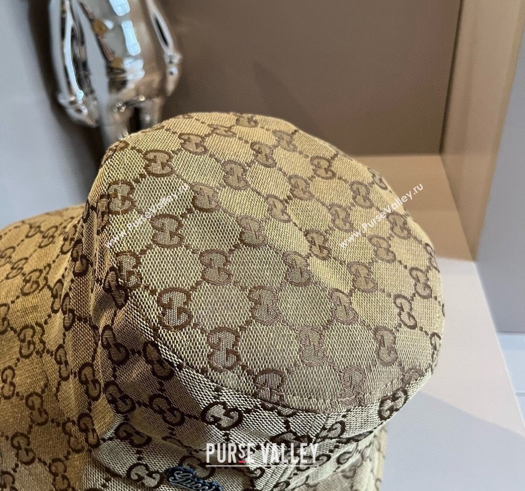 Gucci GG Canvas Bucket hat Apricot 2024 061907 (XMN-240619038)