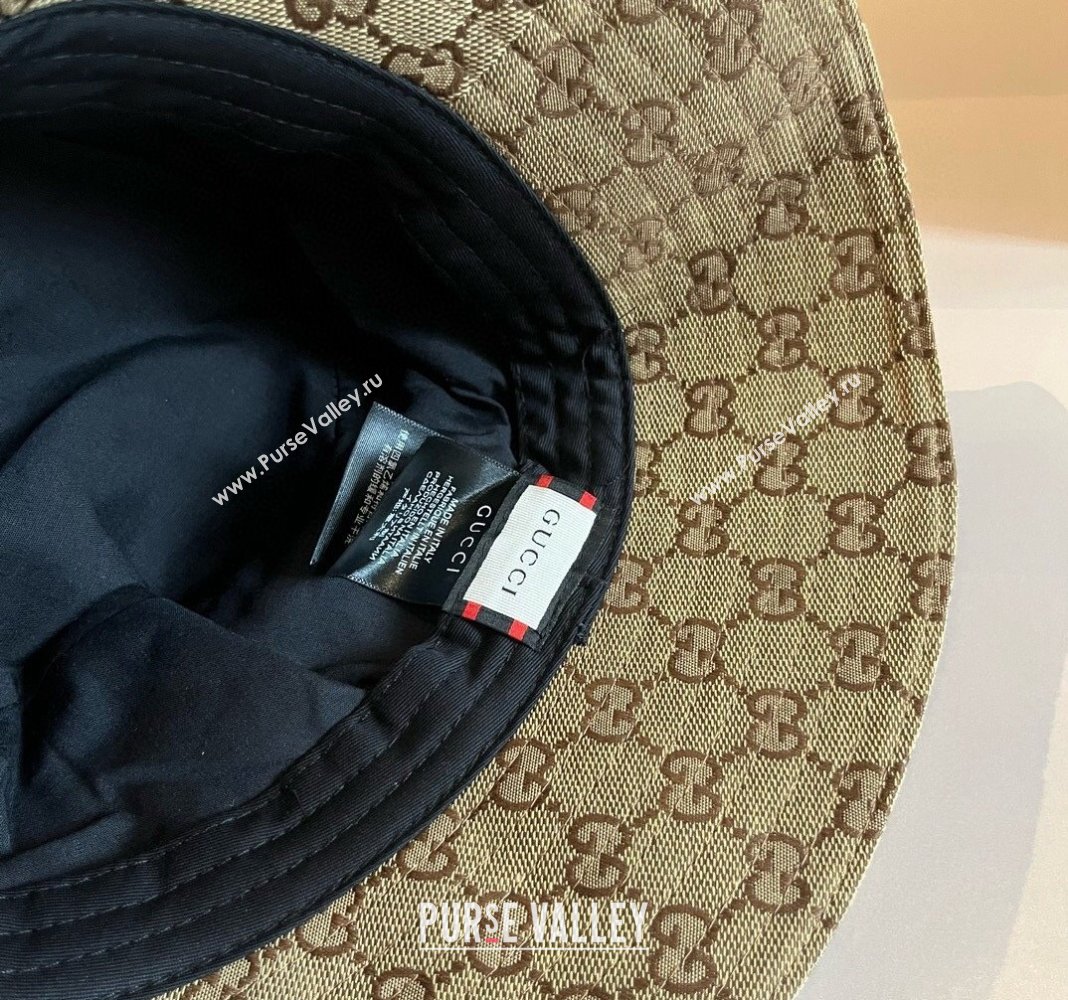 Gucci GG Canvas Bucket hat Apricot 2024 061907 (XMN-240619038)