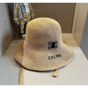 Celine Knit Bucket hat Khaki 2024 061902 (XMN-240619029)