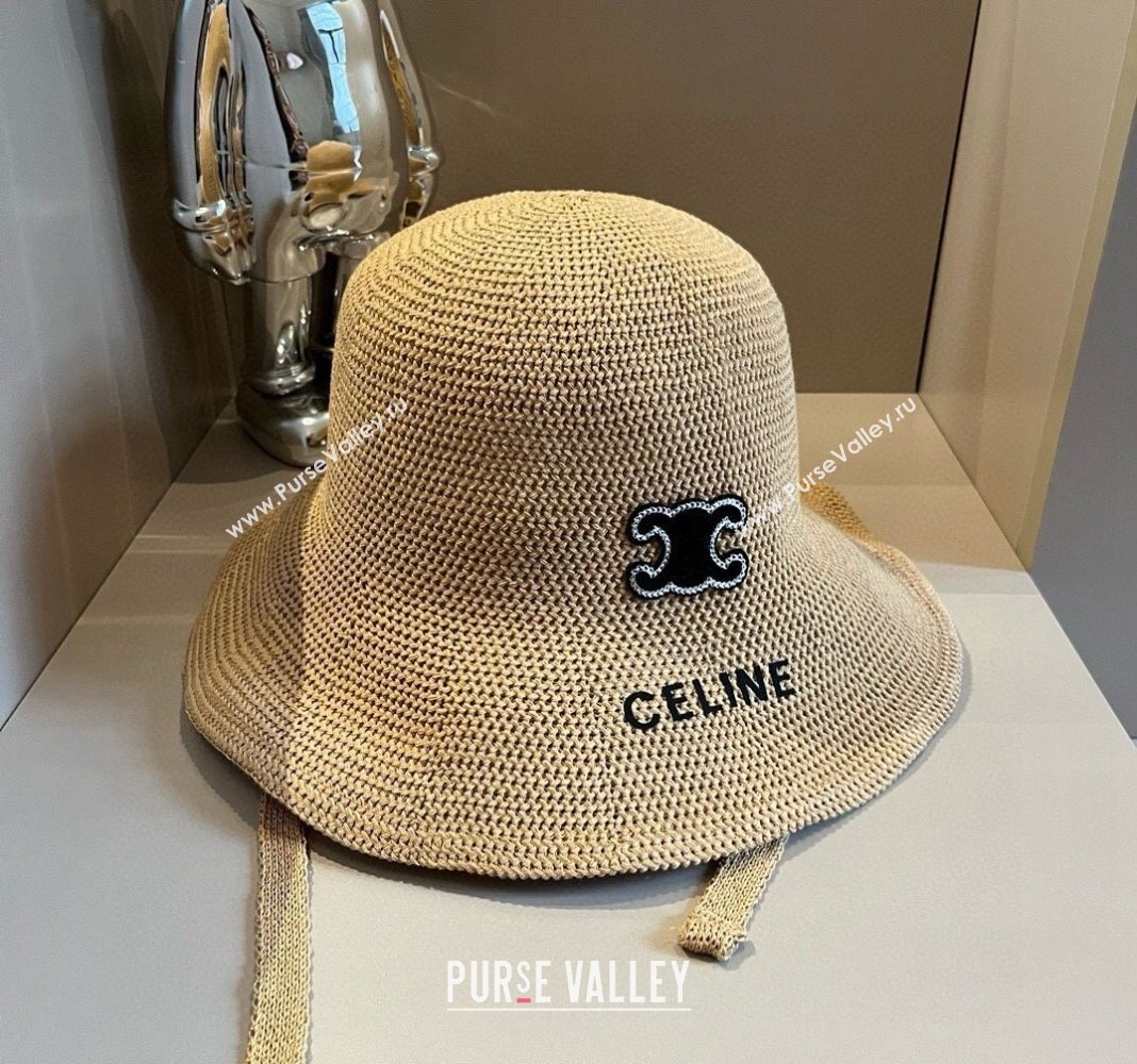 Celine Knit Bucket hat Khaki 2024 061902 (XMN-240619029)