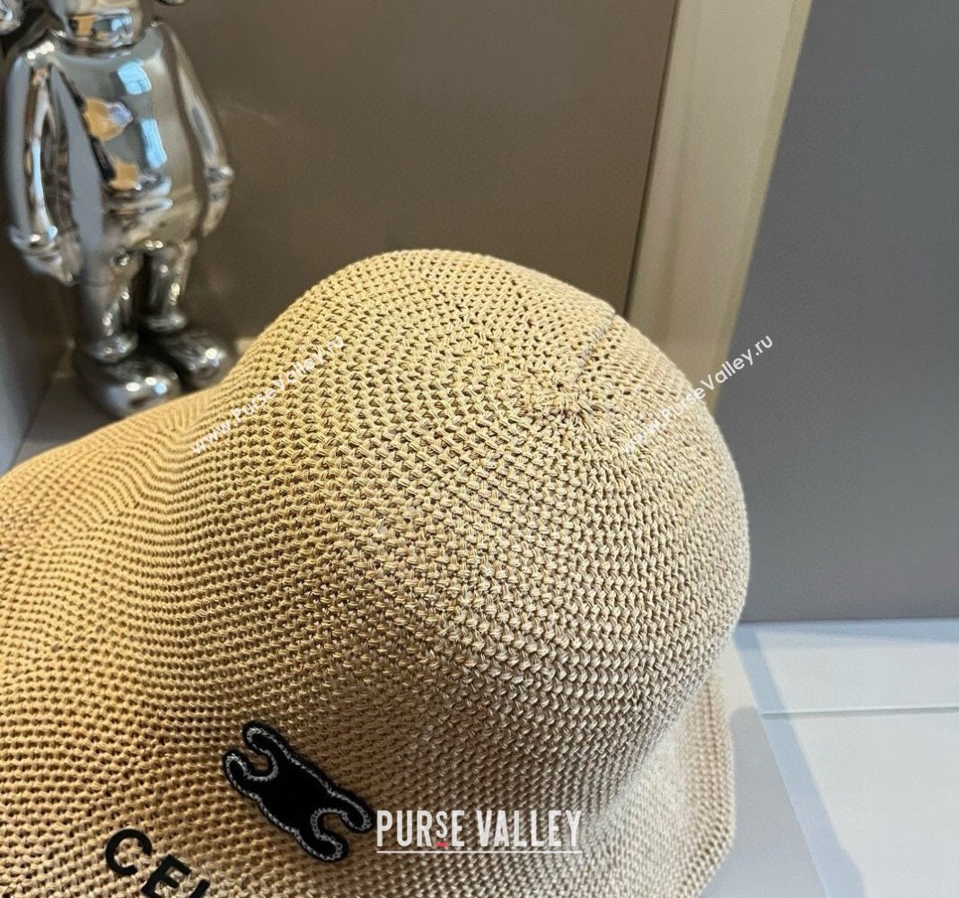 Celine Knit Bucket hat Khaki 2024 061902 (XMN-240619029)