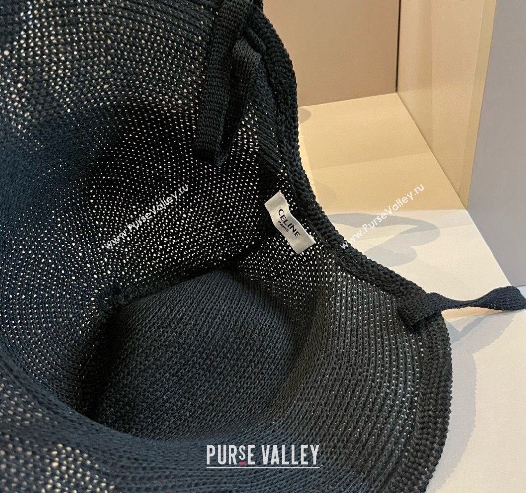 Celine Knit Bucket hat Black 2024 061902 (XMN-240619030)