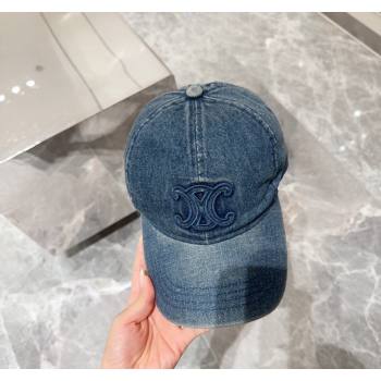 Celine Denim Baseball Hat Blue 2024 071001 (MAO-240710126)