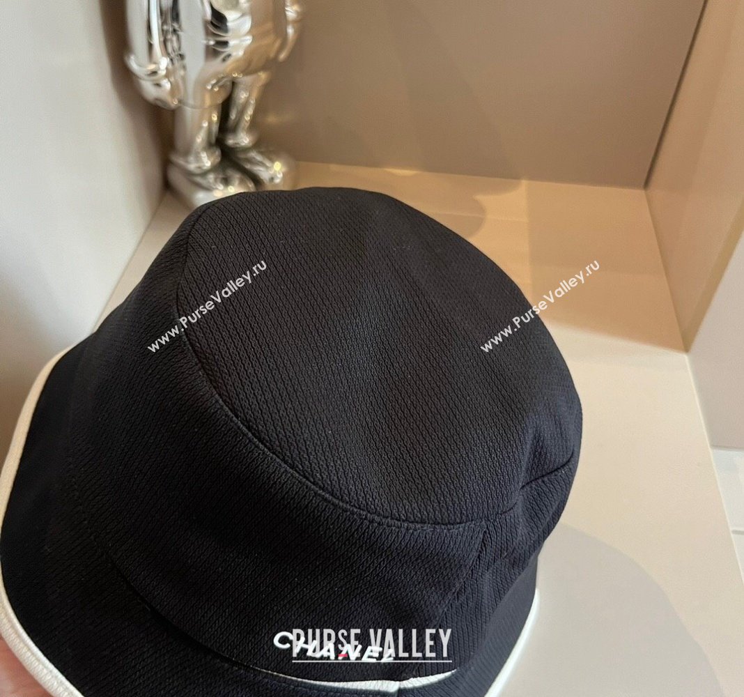 Chanel Fabric Bucket hat Black 2024 073001 (XMN-240730046)