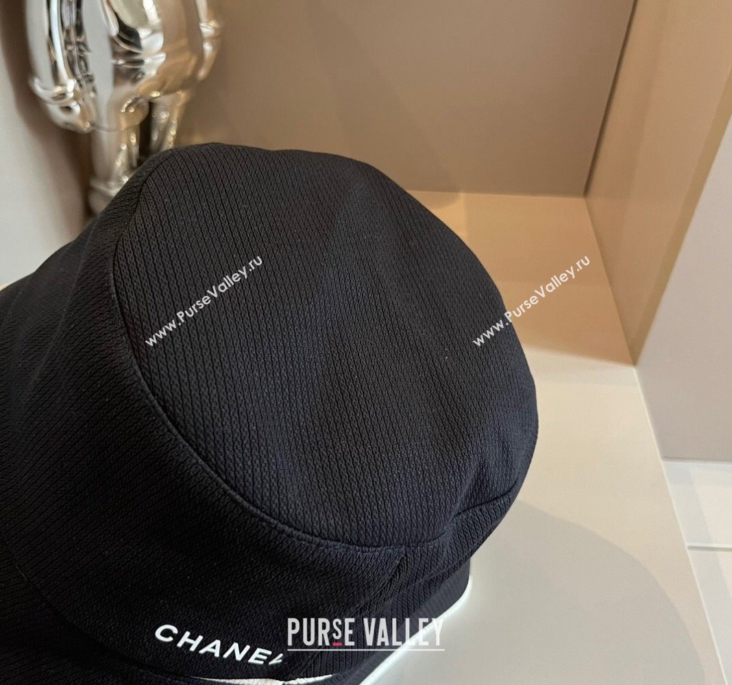 Chanel Fabric Bucket hat Black 2024 073001 (XMN-240730046)