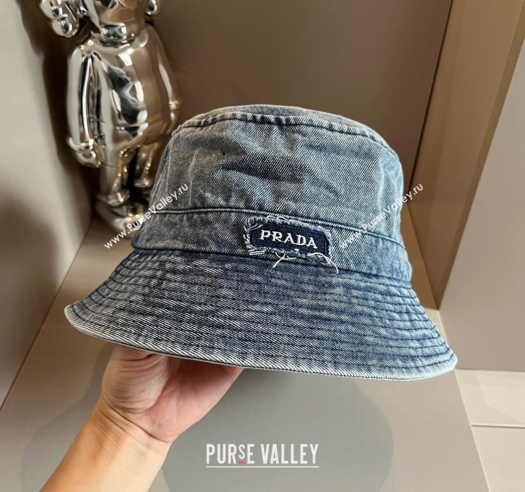 Prada Denim Bucket hat 2024 073001 (XMN-240730042)