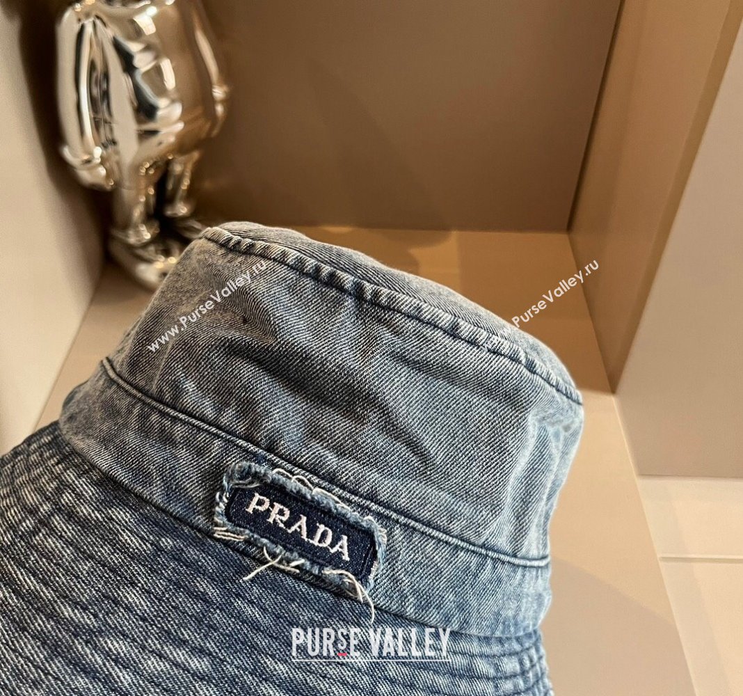 Prada Denim Bucket hat 2024 073001 (XMN-240730042)