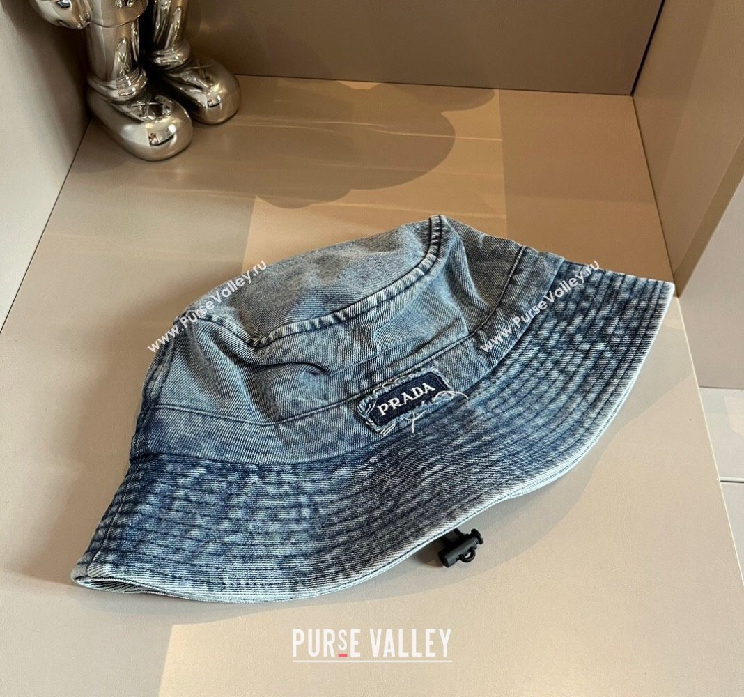 Prada Denim Bucket hat 2024 073001 (XMN-240730042)