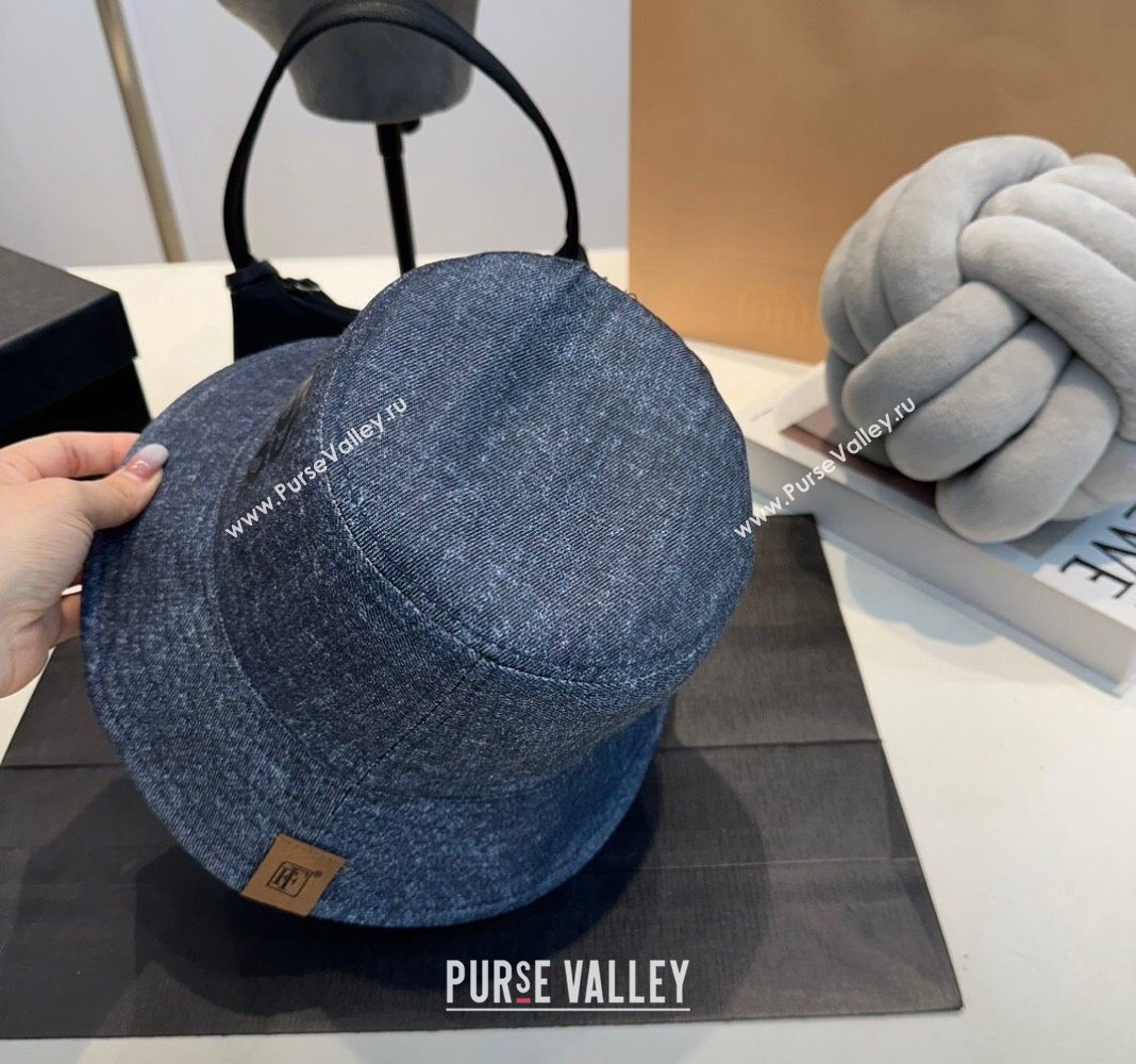 Dior Miss Dior Denim Bucket hat Dark Blue 2024 0823 (MAO-240823089)