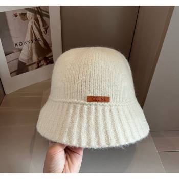 Celine Knit Bucket Hat White 2024 0913 (XMN-240913069)