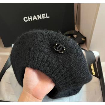 Chanel Knit Beret hat Black 2024 CH091303 (XMN-240913042)