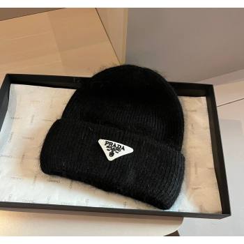 Prada Knit Hat Black 2024 1019007 (XMN-241019015)