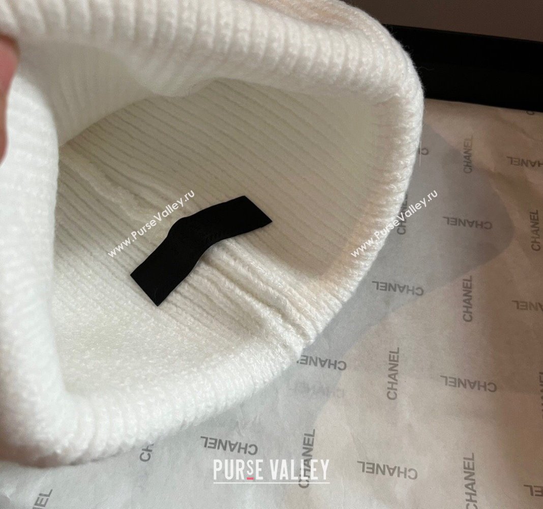 Prada Knit Hat White 2024 1019007 (XMN-241019017)