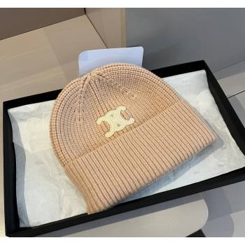 Celine Knit Hat Beige 2024 1019004 (XMN-241019007)