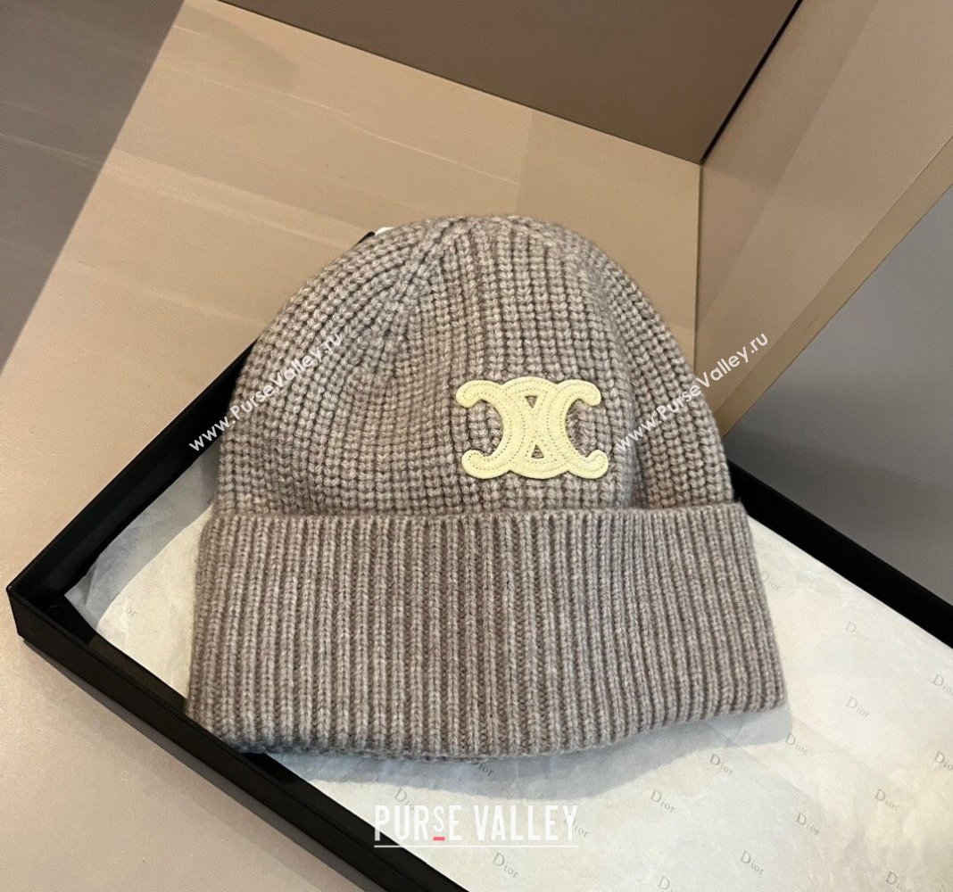 Celine Knit Hat Grey 2024 1019004 (XMN-241019008)