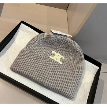 Celine Knit Hat Grey 2024 1019004 (XMN-241019008)