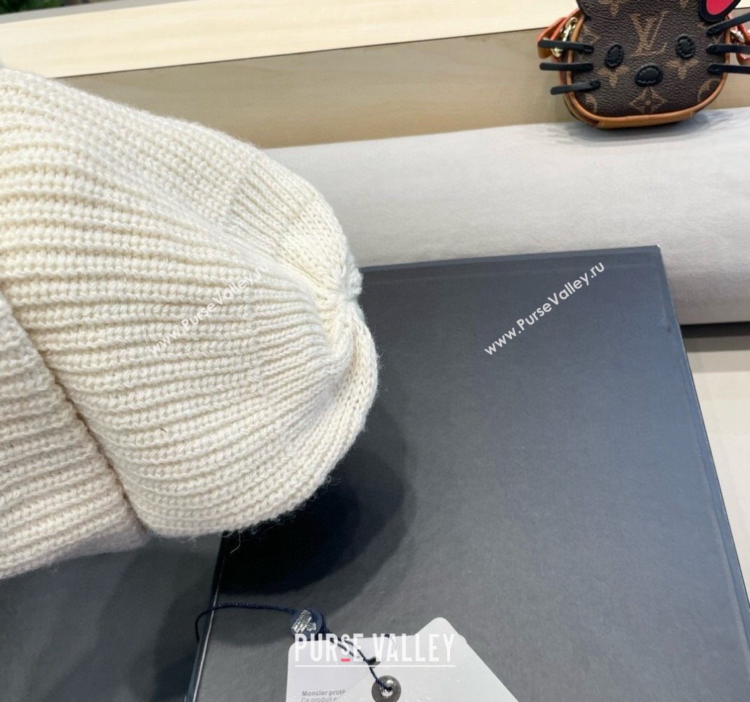 Moncler Knit Hat White 2024 1019024 (A-241019079)