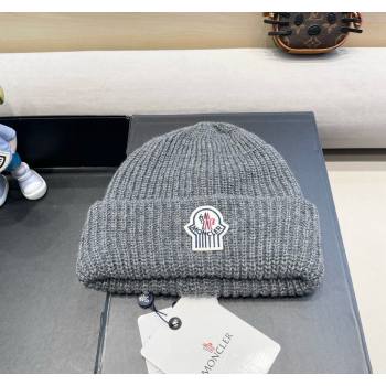 Moncler Knit Hat Grey 2024 1019024 (A-241019080)