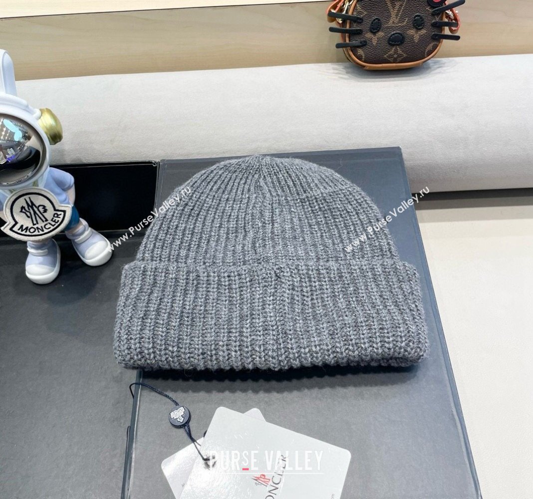 Moncler Knit Hat Grey 2024 1019024 (A-241019080)