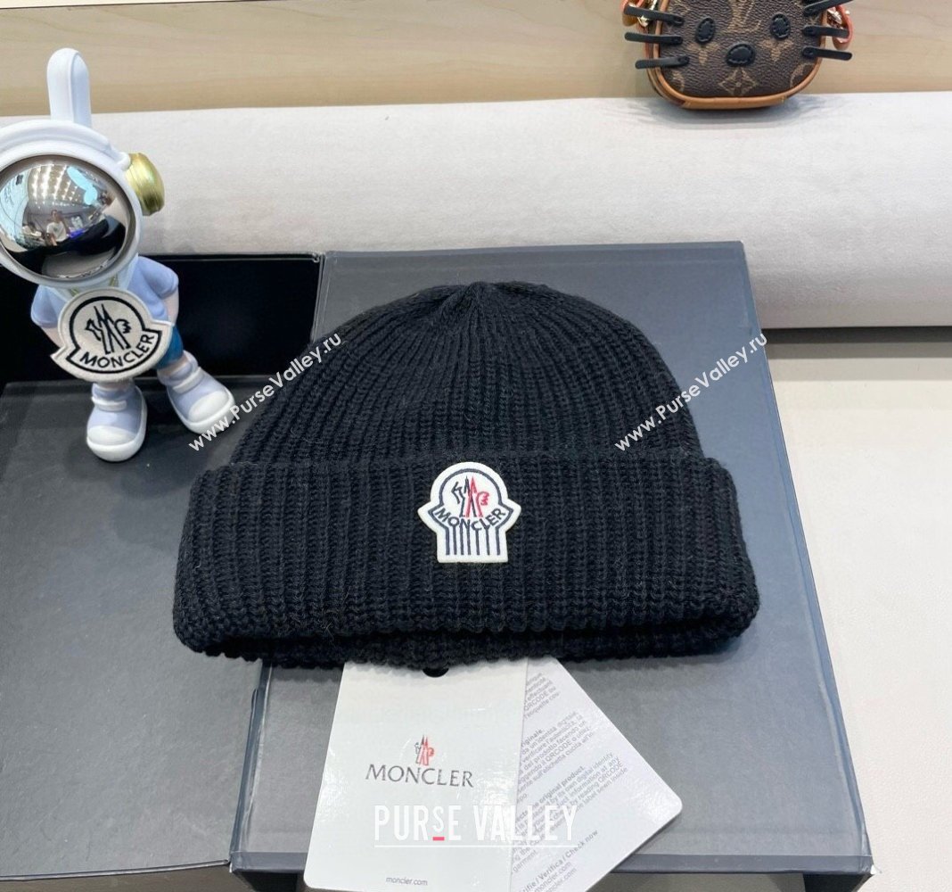 Moncler Knit Hat Black 2024 1019024 (A-241019081)